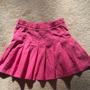 Vintage Wilson Women's Hot Pink Pleated Tennis Skirt